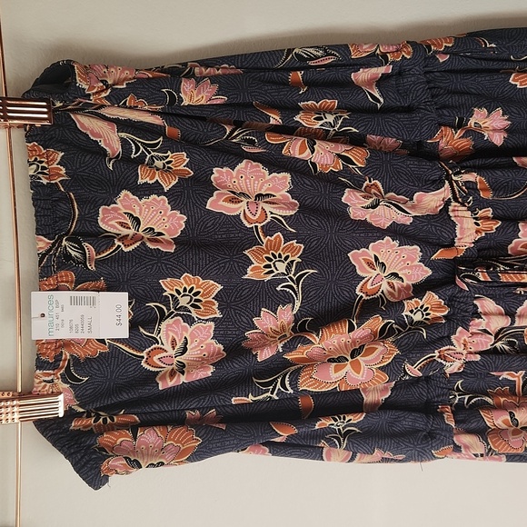 NWT Maurice’s Blue Floral Tube Top Strapless  Romper -Size S - Picture 5 of 13